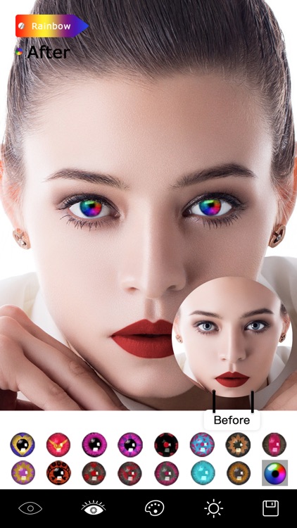 Magic Eye Color-Face Makeup