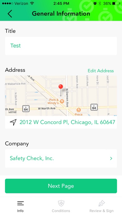 Safety Check, Inc. screenshot 2