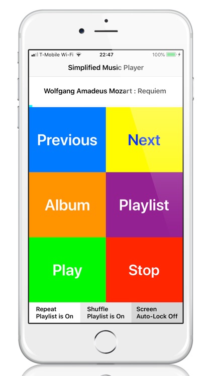 Simplified Music Player