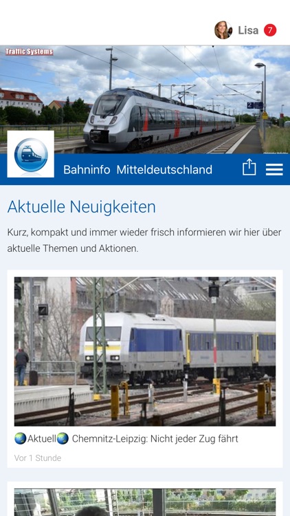 Bahninfo  Mitteldeutschland