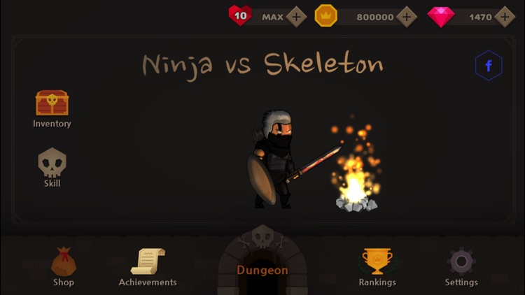 Ninja vs Skeleton
