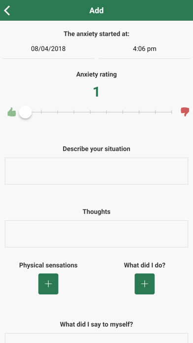 Anxiety Log screenshot 2