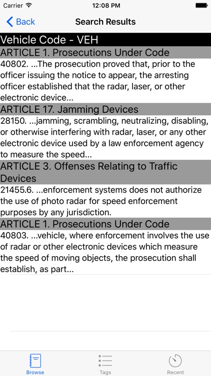 California Code screenshot-3