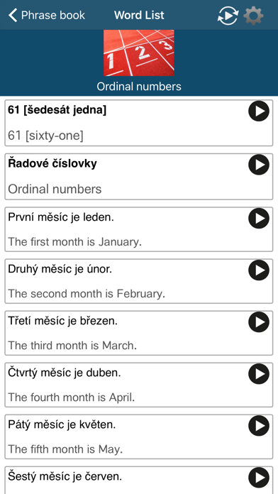 Learn Czech - 50 Languages screenshot 3
