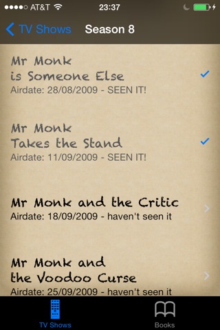 Episode Guide for Monk screenshot 3
