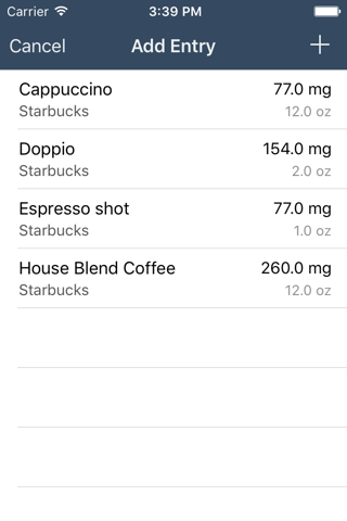 Caffeinea screenshot 2