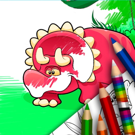 Dinosaurs - Coloring Book iOS App