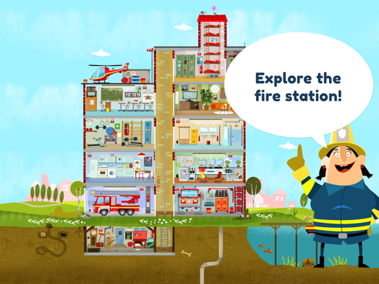 Little Fire Station For Kids screenshot 2