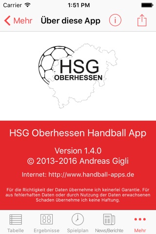 HSG Oberhessen screenshot 4