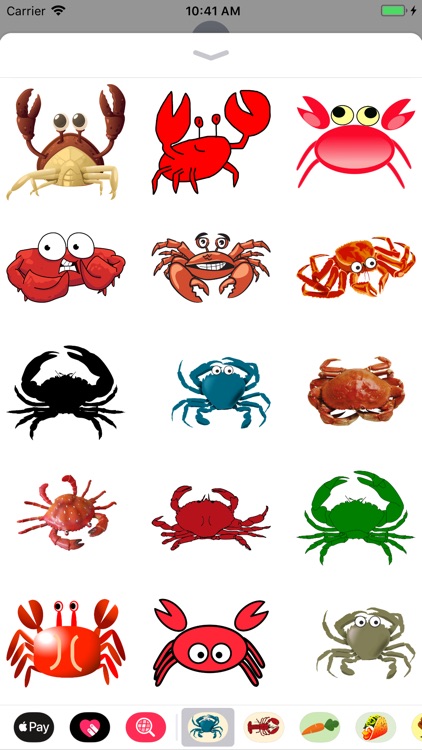 Crabby Crab Stickers