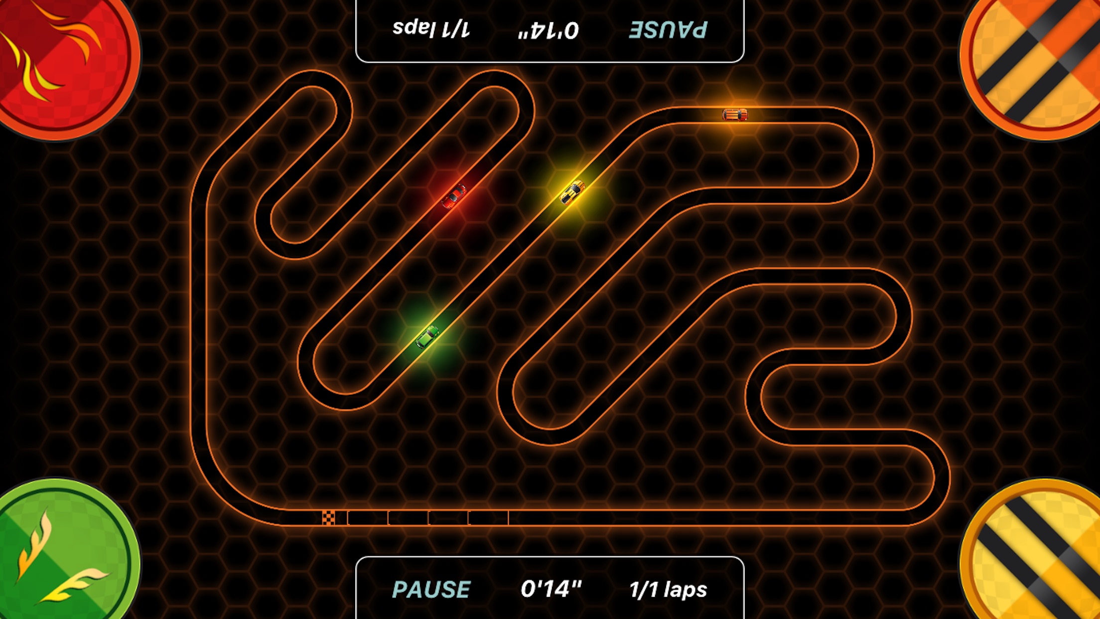 Screenshot do app Vector Race: Toy Car Track