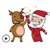 Animated Funny Santa Sticker