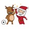 Animated Funny Santa Sticker