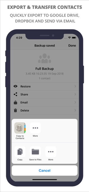 Contacts Backups & Restore(圖5)-速報App