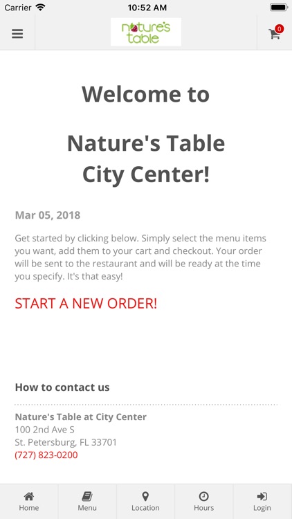 Nature's Table City Center