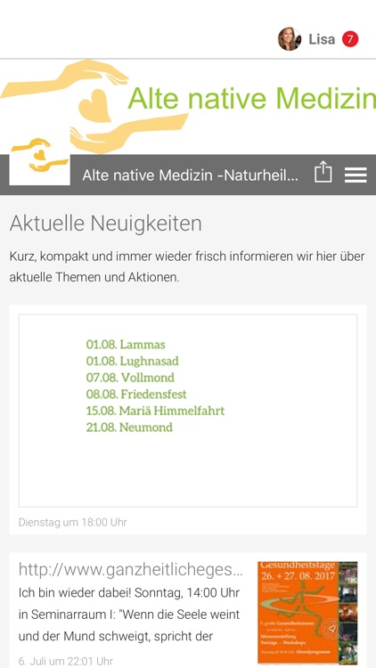 Alte native Medizin