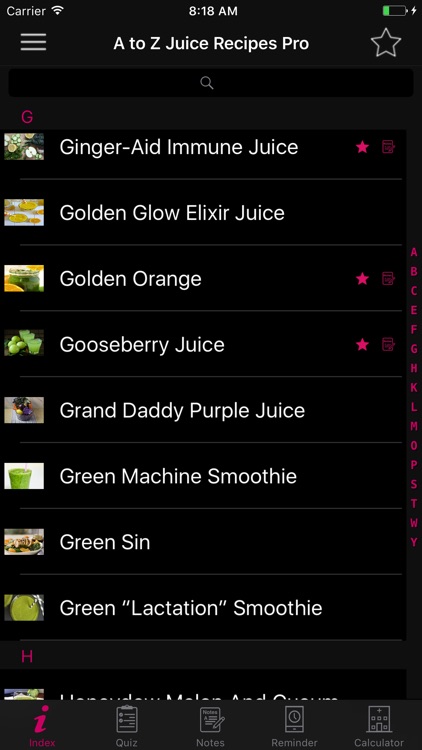 A to Z Juice Recipes Pro screenshot-5