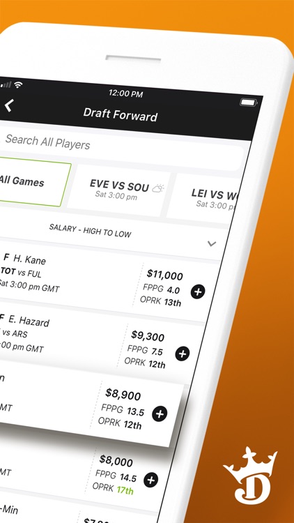DraftKings UK Fantasy Sports
