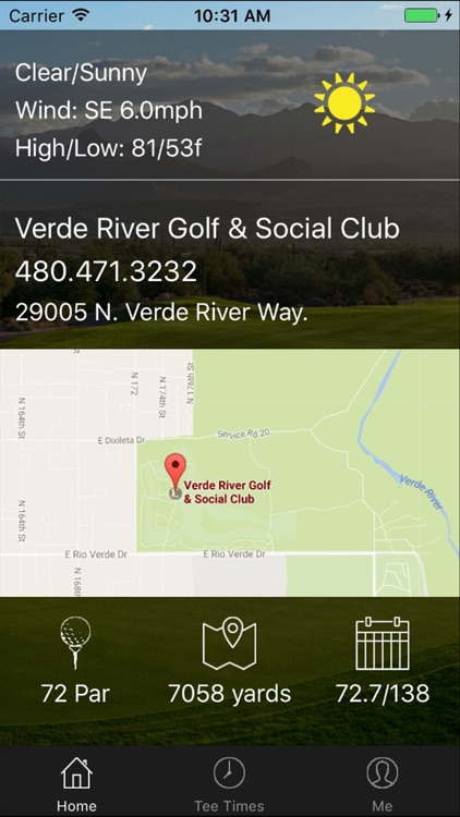 Verde River Golf Tee Times
