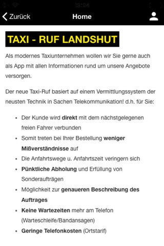 Taxi-Ruf Landshut screenshot 2