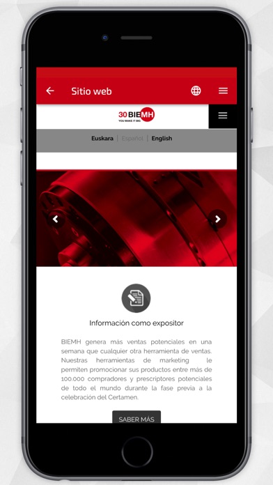 BIEMH APP screenshot 2