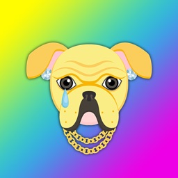Yellow Gold Hip Hop Bulldog