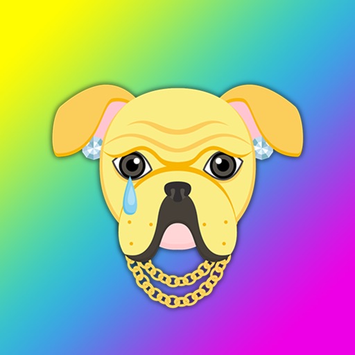 Yellow Gold Hip Hop Bulldog icon