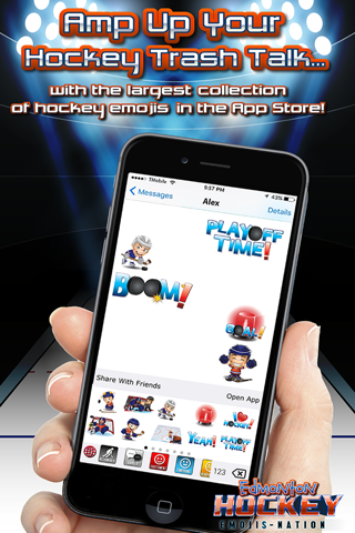 Edmonton Hockey Emojis screenshot 3