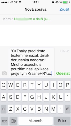 Skupinové SMS s Doručenkou(圖4)-速報App