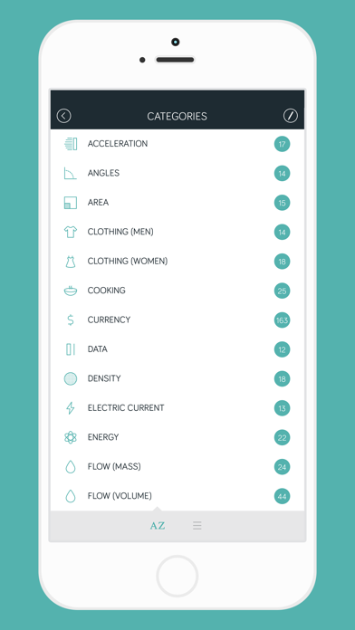 Amount - Unit Converter screenshot1