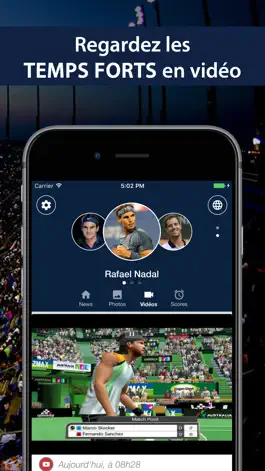 Game screenshot Tennis Addict : vidéos, alertes apk