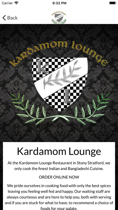 Kardamom Lounge Stony Stratfor screenshot 2