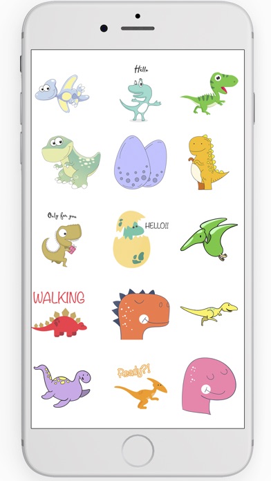 Twee Dino Stickers Family screenshot 3