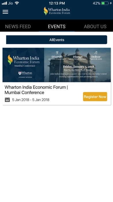 Wharton India Economic Forum screenshot 4