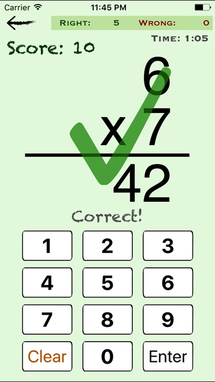 Mental Math Cards Challenge