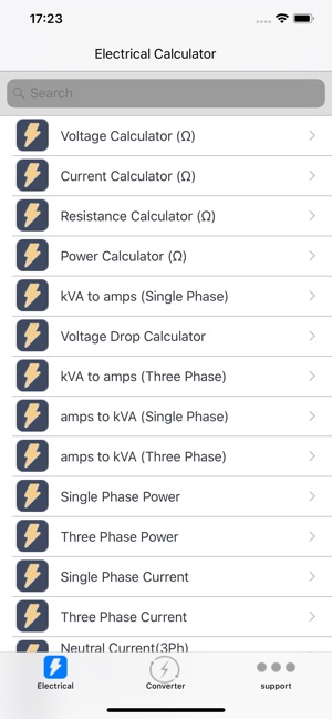 Electrical Calculator