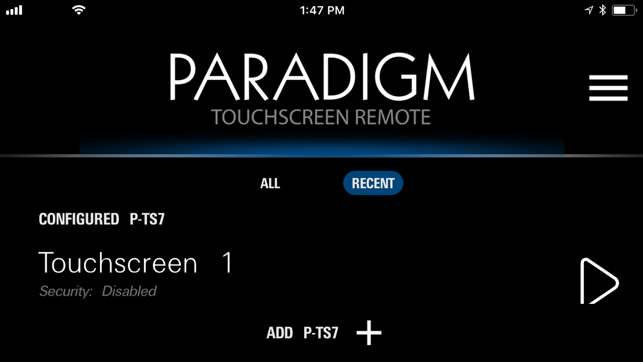 Paradigm Touchscreen Remote(圖1)-速報App