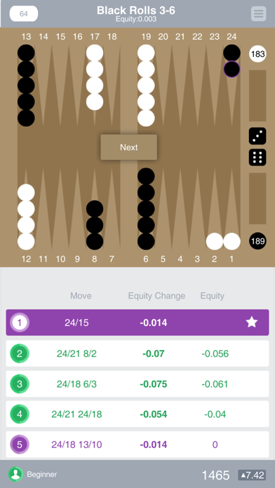 Backgammon Trivia screenshot1