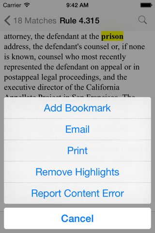 California Criminal Rules (LawStack Series) screenshot 3