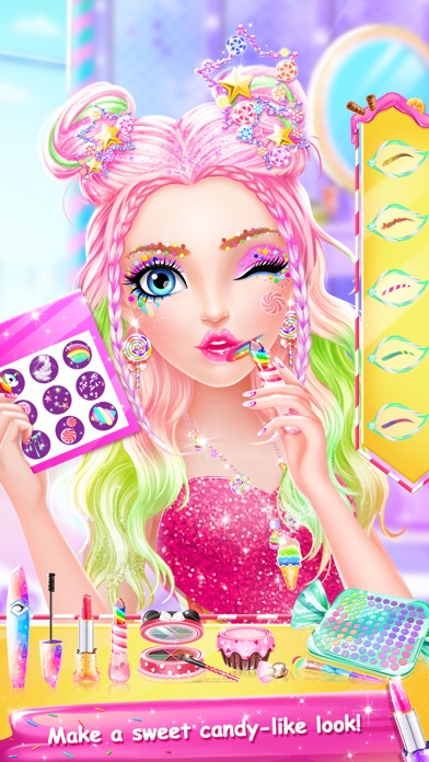 Candy Makeup Party Salon screenshot 2