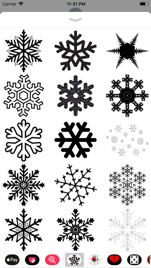 Snowflake Sticker Pack(圖1)-速報App