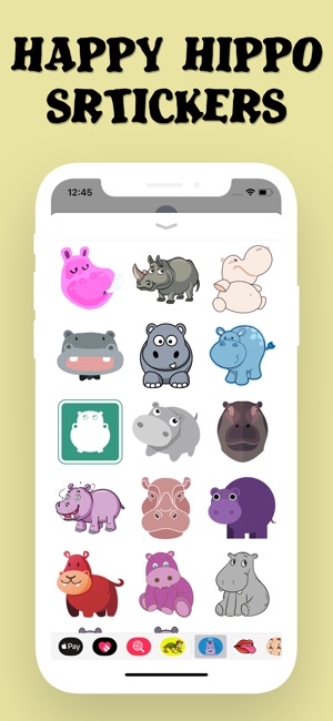 Happy Hippo Stickers(圖3)-速報App