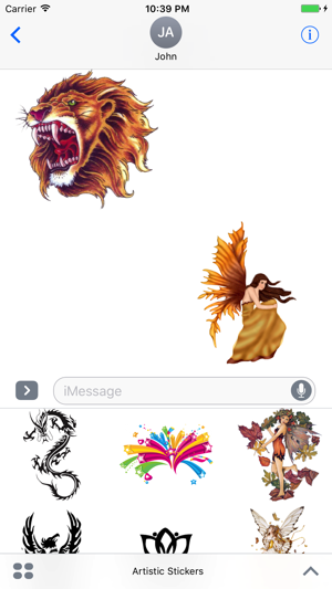 Artistic Stickers Pack