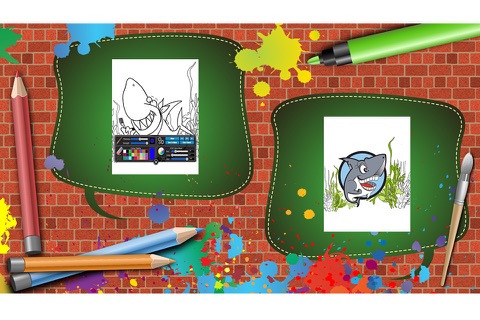 Coloring Book Sharks screenshot 4