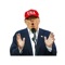 Trump your friends and family by Putin’ these TrumpStickerMoji in every message you send and publishing to all your social channels
