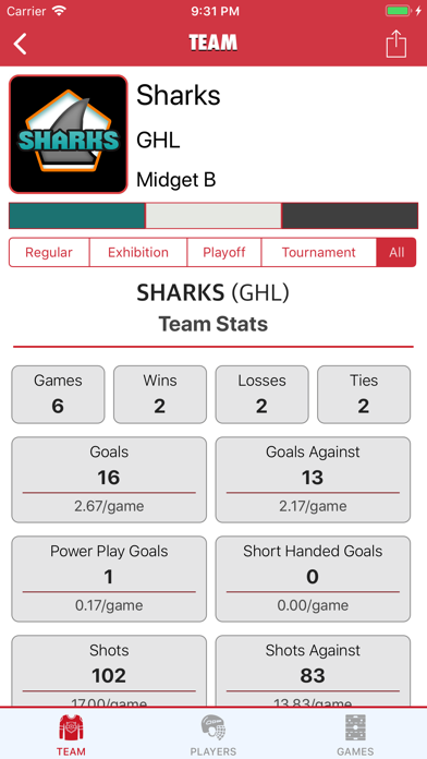 Goaliath Hockey Stats Trackerのおすすめ画像2