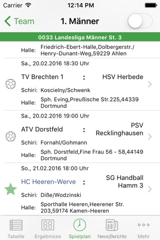 HC Heeren-Werve screenshot 2