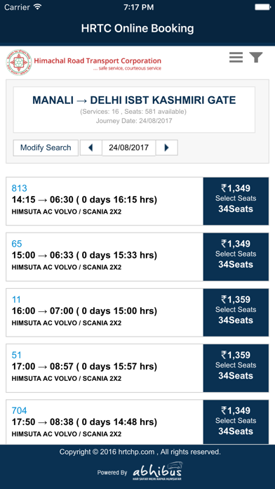 How to cancel & delete HRTC Online Booking Official from iphone & ipad 3