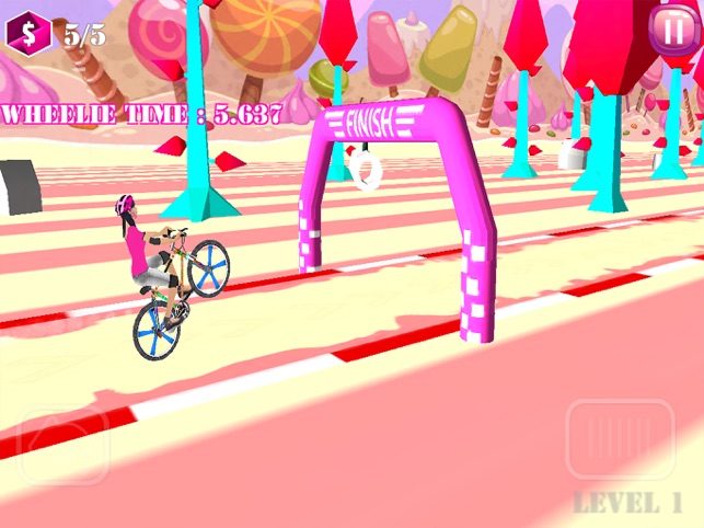 Bmx Girl Wheelie Racing, game for IOS
