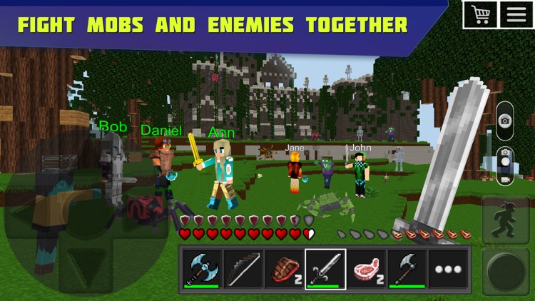 Planet of Cubes Survival MMO screenshot-4